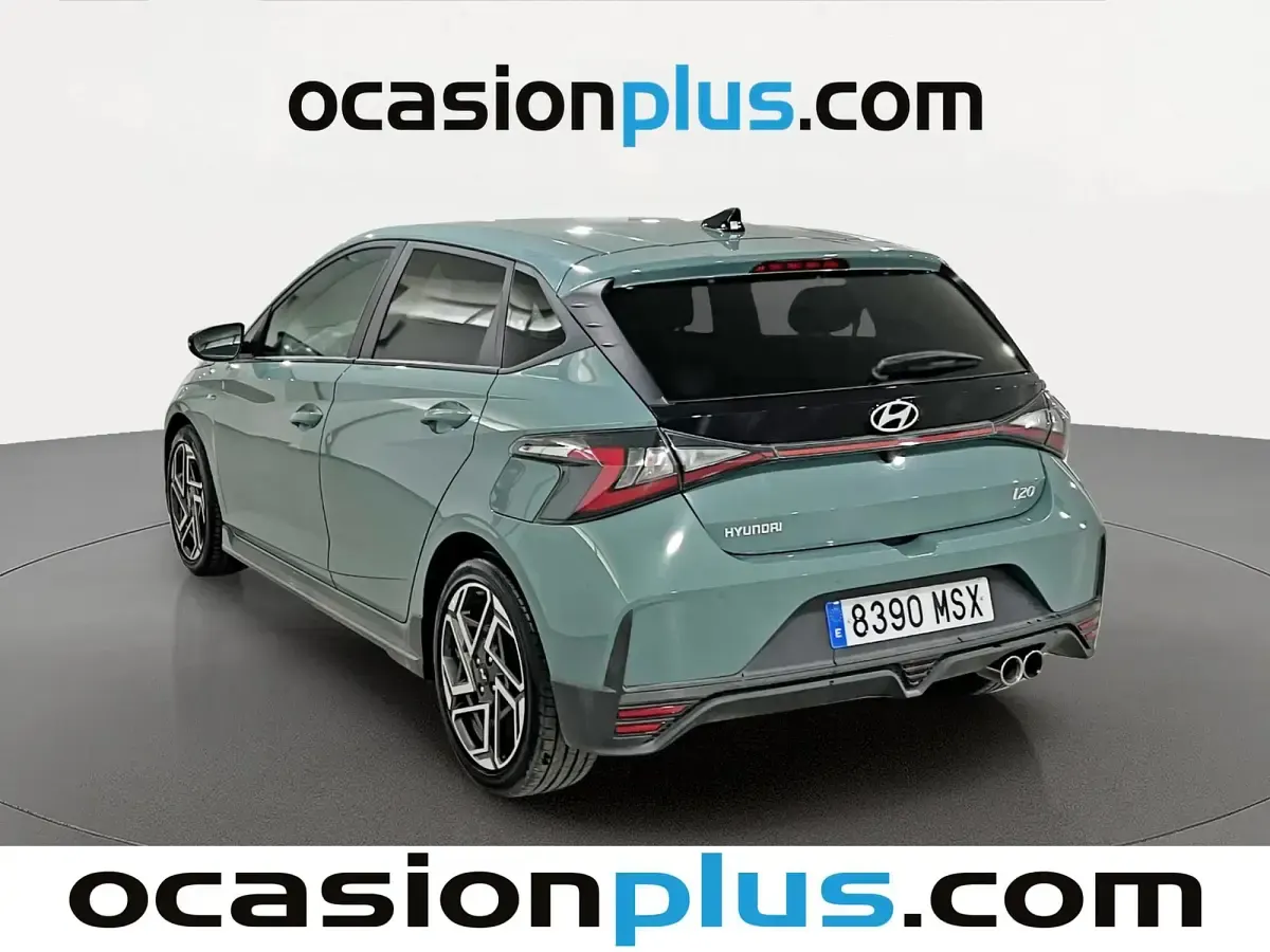 Usado Hyundai i20 N Line 80 CV (58 kW) 2024 Verde Utilitario