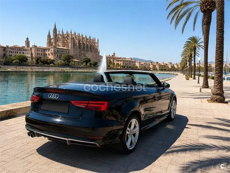 Usado Audi A3 Cabriolet S-Line 150 CV (110 kW) 2019 Negro Descapotable
