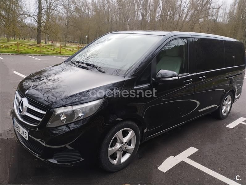 Usado Mercedes V220 Avantgarde 163 CV (119 kW) 2015 Negro Monovolumen