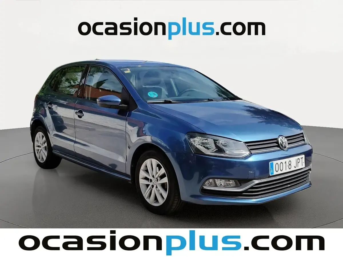 Usado VW Polo 90 CV (66 kW) 2016 Azul Utilitario