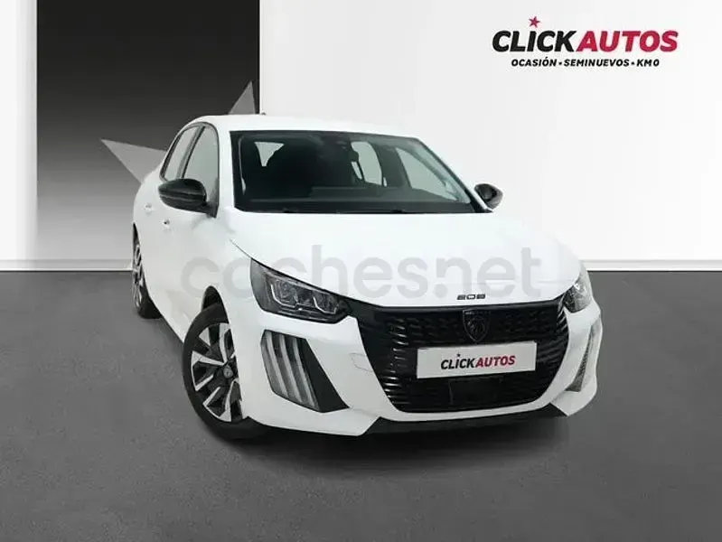 Usado Peugeot 208 Active 100 CV (73 kW) 2024 Blanco Utilitario
