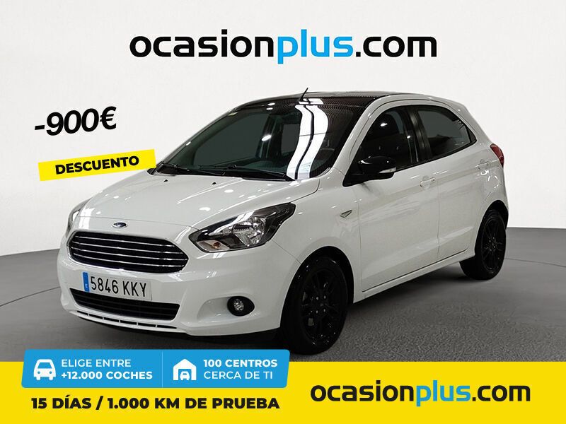 Blanco Usado 2018 Ford Ka Utilitario | 9300 € (Precio justo) - Imagen 1/4