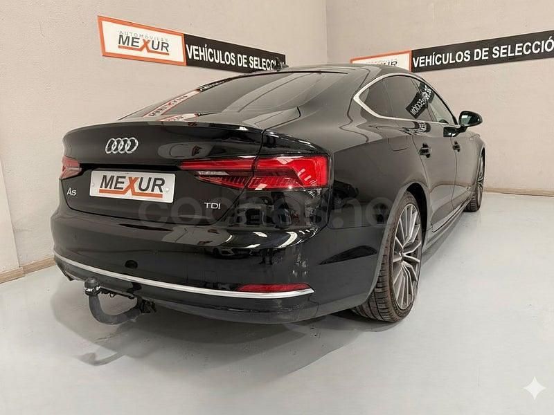 Usado Audi A5 Sportback S-Line 190 CV (139 kW) 2017 Negro Utilitario