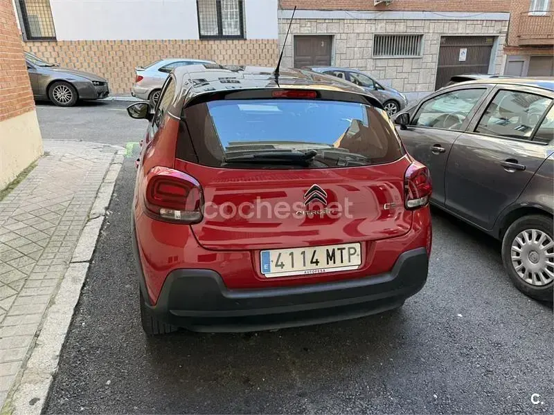 Usado Citroën C3 Feel 110 CV (80 kW) 2017 Rojo Berlina