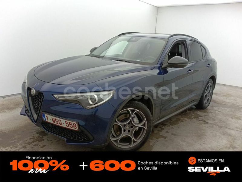 Azul Usado 2019 Alfa Romeo Stelvio Executive SUV | 26.450 € (Precio justo) - Imagen 1/4