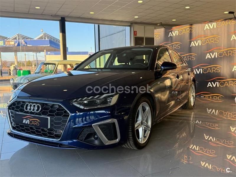 Azul Usado 2021 Audi A4 S-Line Berlina | 30.000 € (Precio justo) - Imagen 1/4