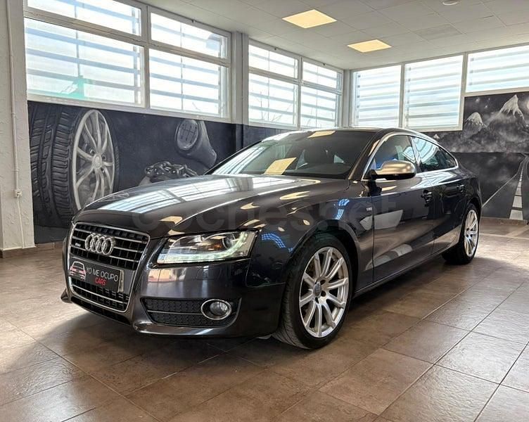 Usado Audi A5 Sportback S-Line 143 CV (105 kW) 2010 Gris / plata Utilitario