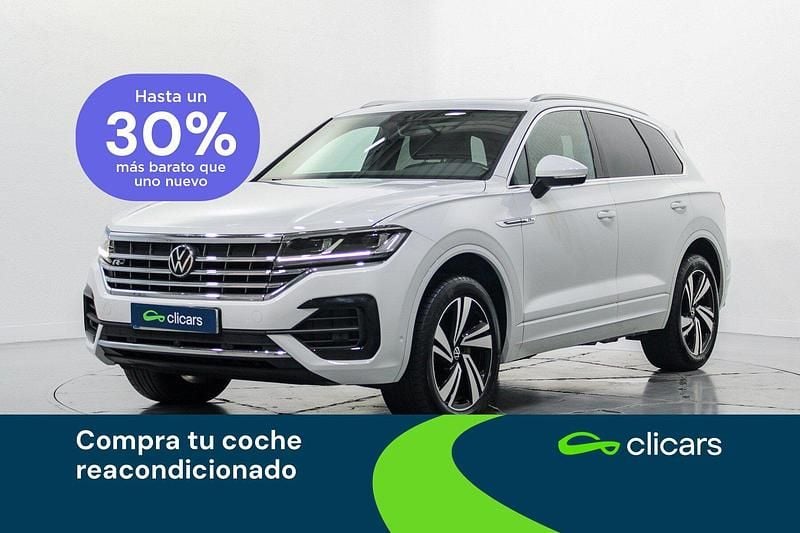 Blanco Usado 2021 VW Touareg R-line SUV | 41.990 € (Buen precio) - Imagen 1/4