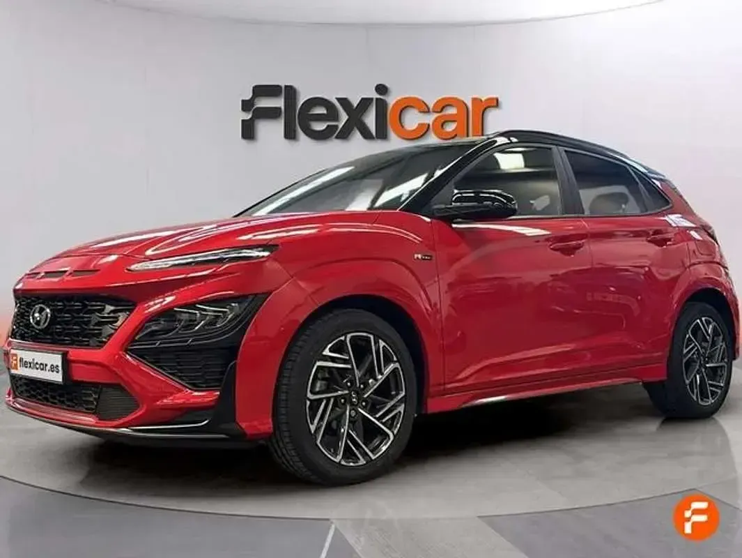 Usado Hyundai Kona N Line 120 CV (88 kW) 2021 Rojo SUV