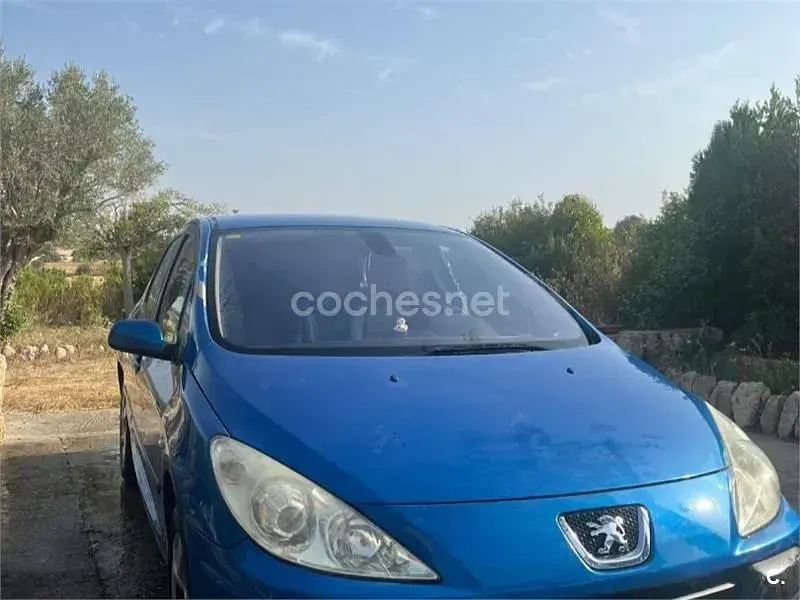 Usado Peugeot 307 90 CV (66 kW) 2007 Azul Berlina