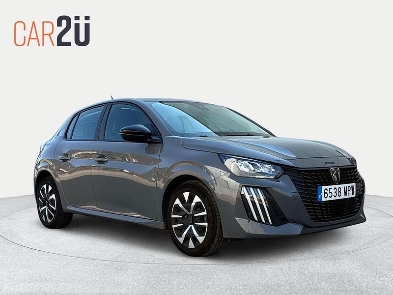 Usado Peugeot 208 Active 74 CV (54 kW) 2024 Gris Utilitario