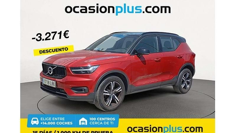 Rojo Usado 2021 Volvo XC40 R-Design SUV | 22.719 € (Precio justo) - Imagen 1/4