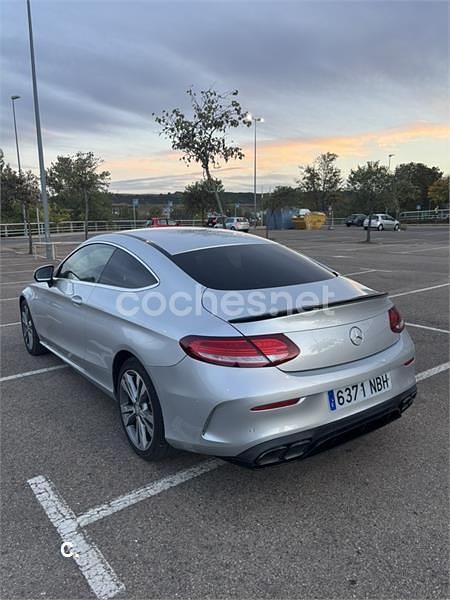 Usado Mercedes C220 AMG line 170 CV (125 kW) 2016 Gris / plata Coupe