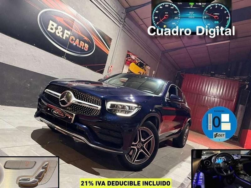 Azul Usado 2022 Mercedes GLC300e Coupe | 32.300 € (Super precio) - Imagen 1/4