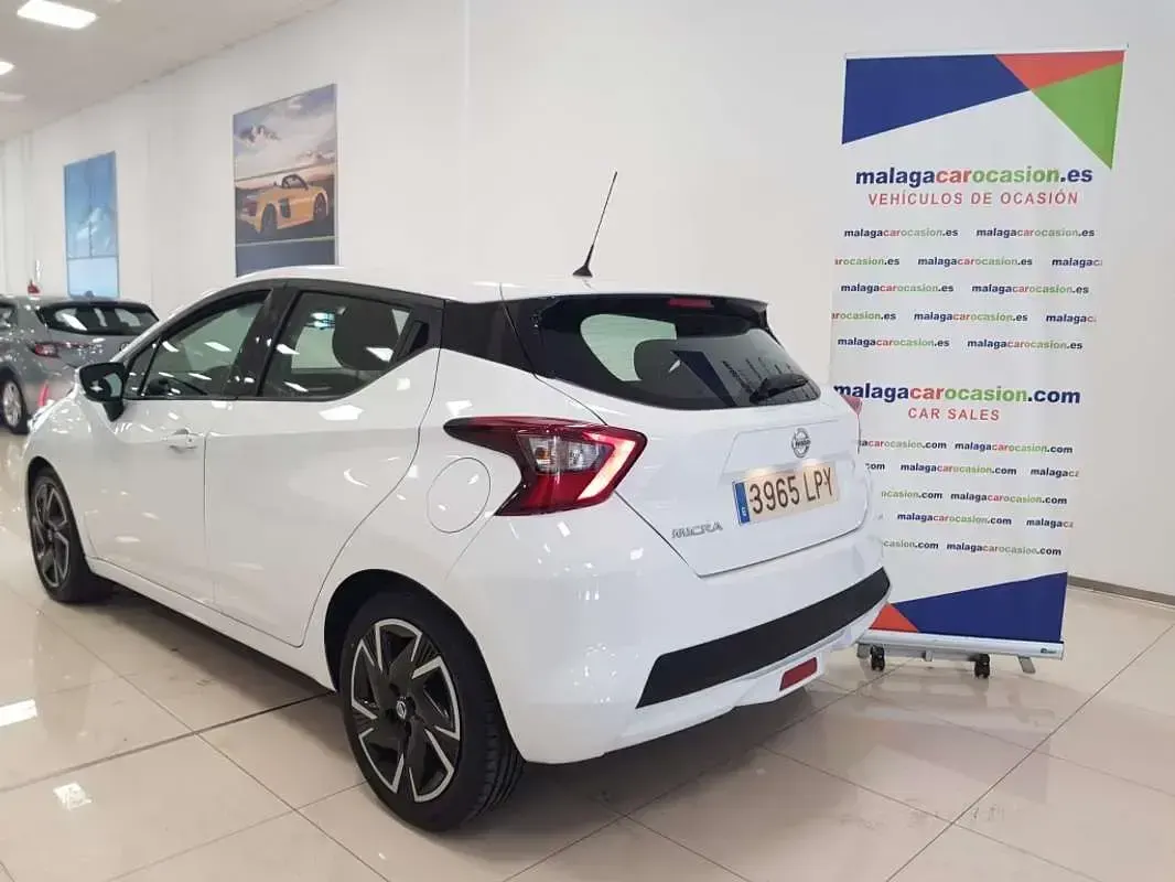 Usado Nissan Micra Acenta 92 CV (67 kW) 2021 Blanco Utilitario