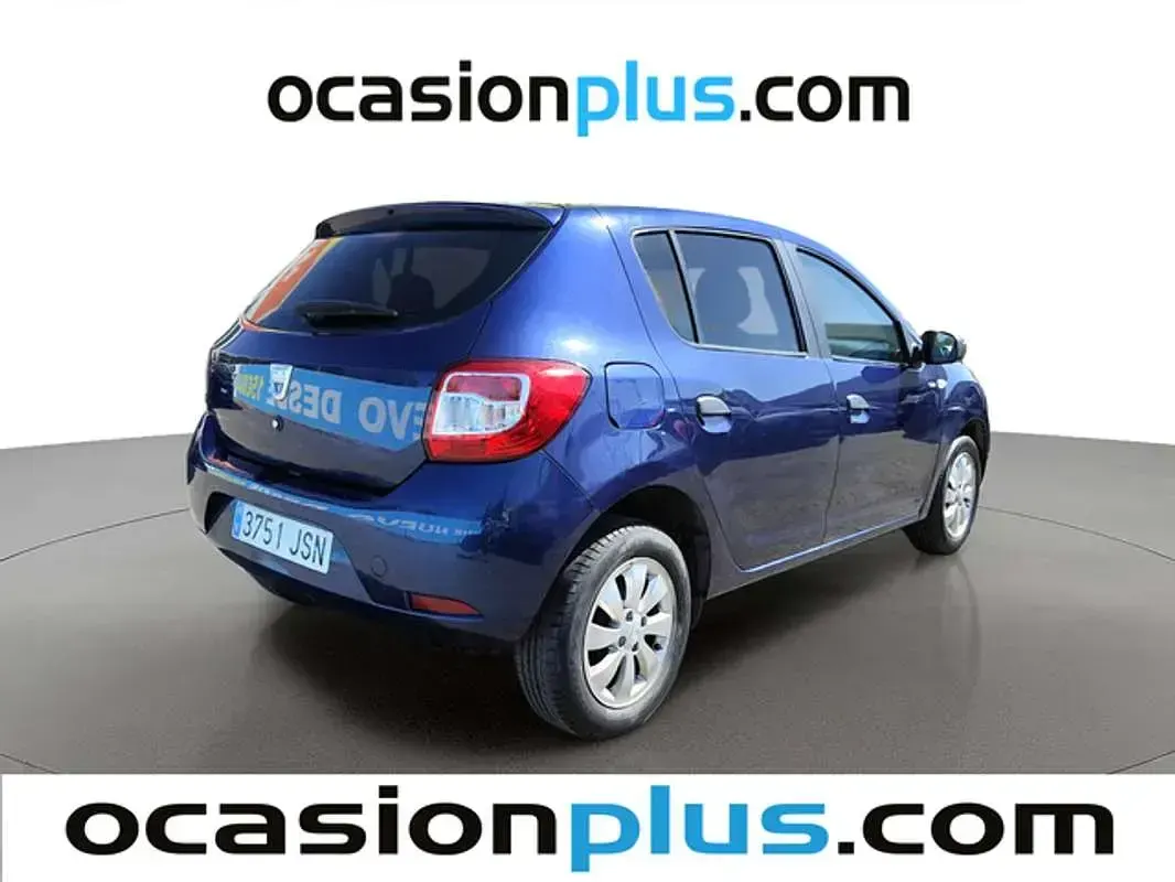 Usado Dacia Sandero 75 CV (55 kW) 2016 Azul Utilitario