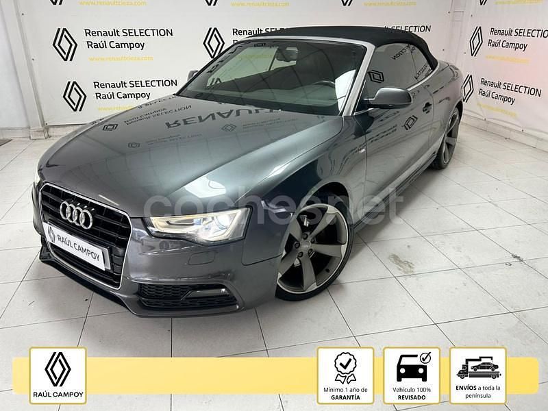 Usado Audi A5 Cabriolet S-Line 190 CV (139 kW) 2016 Gris / plata Descapotable