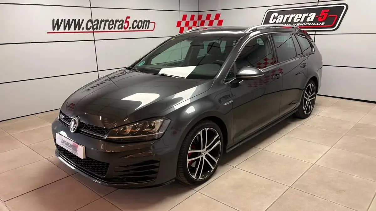 Usado VW Golf VII GTD 184 CV (135 kW) 2015 Gris Familiar
