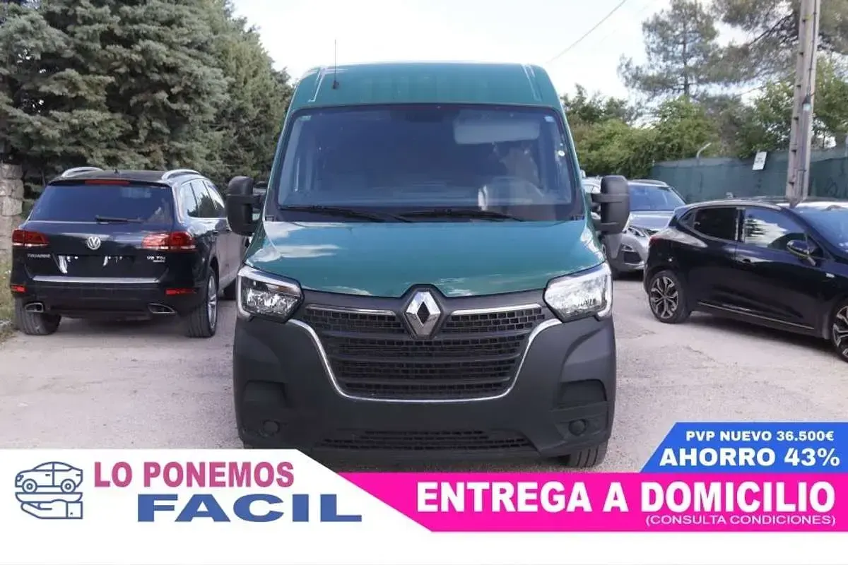 Usado Renault Master 135 CV (99 kW) 2021 Verde Monovolumen