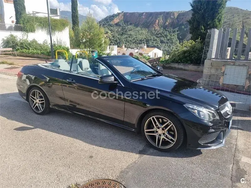 Usado Mercedes E400 333 CV (244 kW) 2014 Negro Descapotable