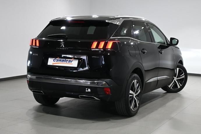 Usado Peugeot 3008 GT-line 131 CV (96 kW) 2019 Negro SUV