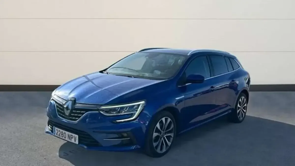Usado Renault Mégane GrandTour Techno 140 CV (102 kW) 2022 Azul Familiar
