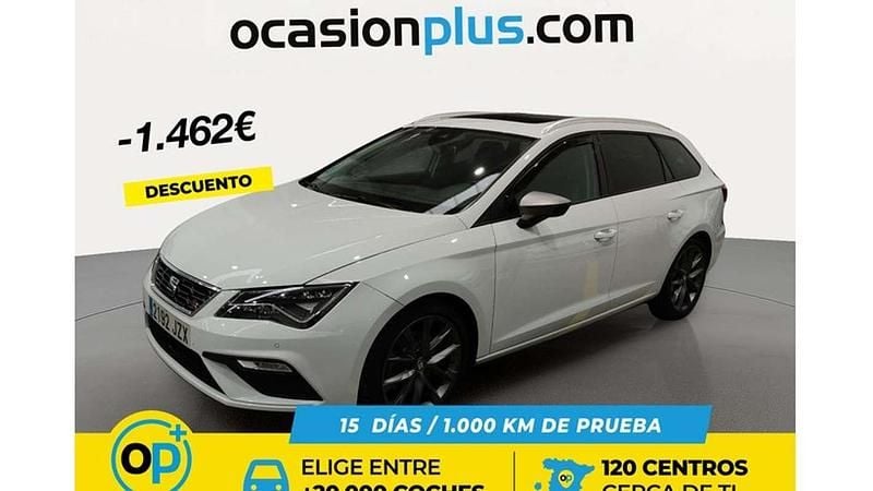 Usado Seat Leon ST FR 180 CV (132 kW) 2017 Blanco Familiar