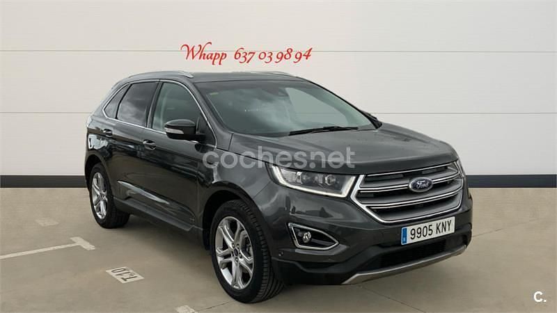 Gris / plata Usado 2018 Ford Edge Titanium SUV | 17.800 € - Imagen 1/4