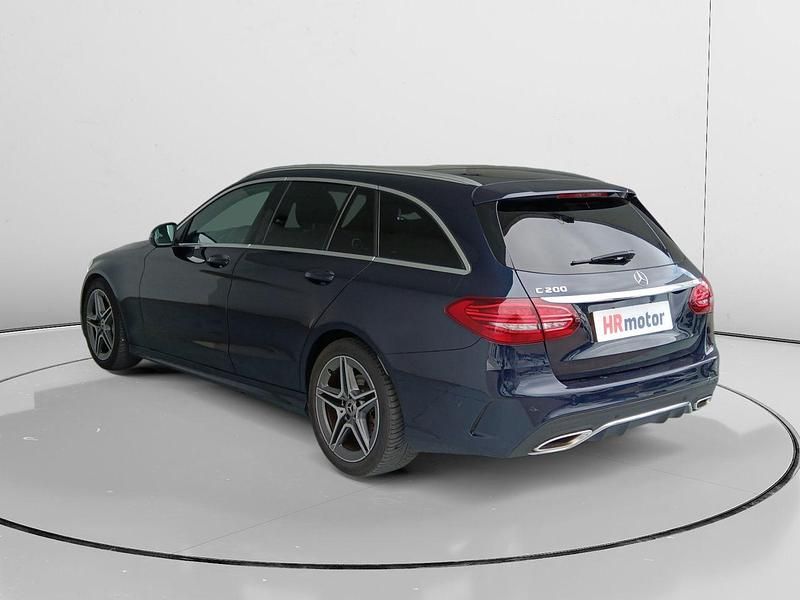 Usado Mercedes C200 184 CV (135 kW) 2019 Azul Berlina