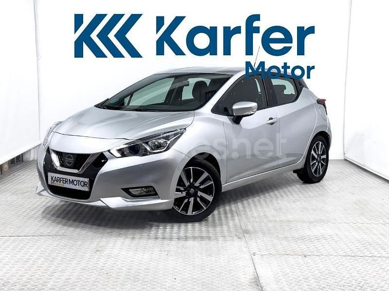 Gris / plata Usado 2019 Nissan Micra Acenta Berlina | 12.290 € (Precio justo) - Imagen 1/4