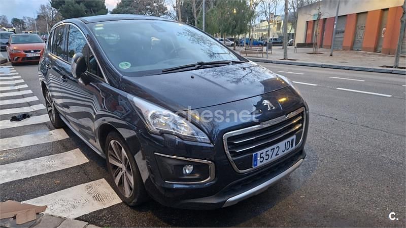 Azul Usado 2015 Peugeot 3008 Allure Berlina | 7500 € (Buen precio) - Imagen 1/4