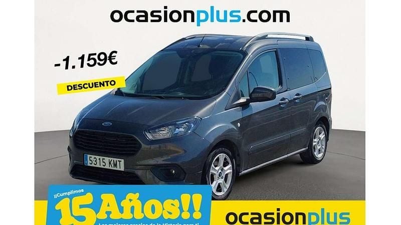 Gris Usado 2018 Ford Tourneo Courier Trend Monovolumen | 11.264 € (Buen precio) - Imagen 1/4