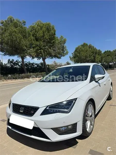 Usado Seat Leon FR 184 CV (135 kW) 2014 Blanco Berlina