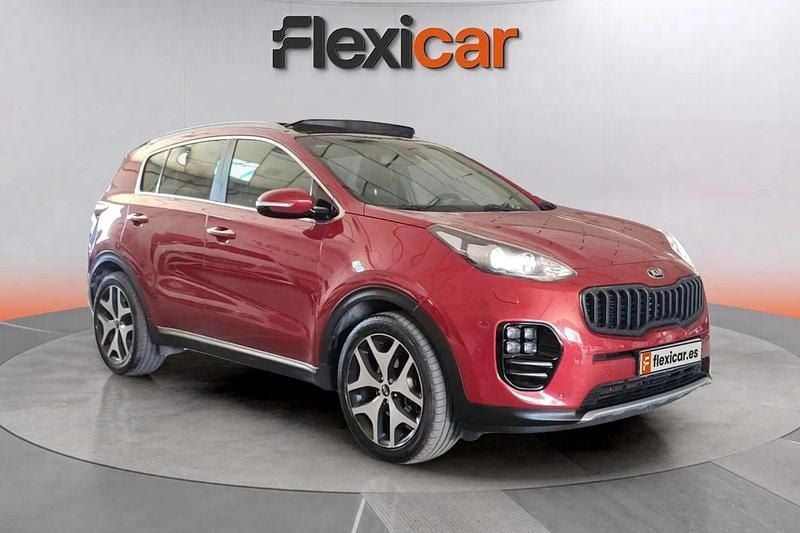 Rojo Usado 2016 Kia Sportage GT-Line SUV | 14.290 € (Buen precio) - Imagen 1/4
