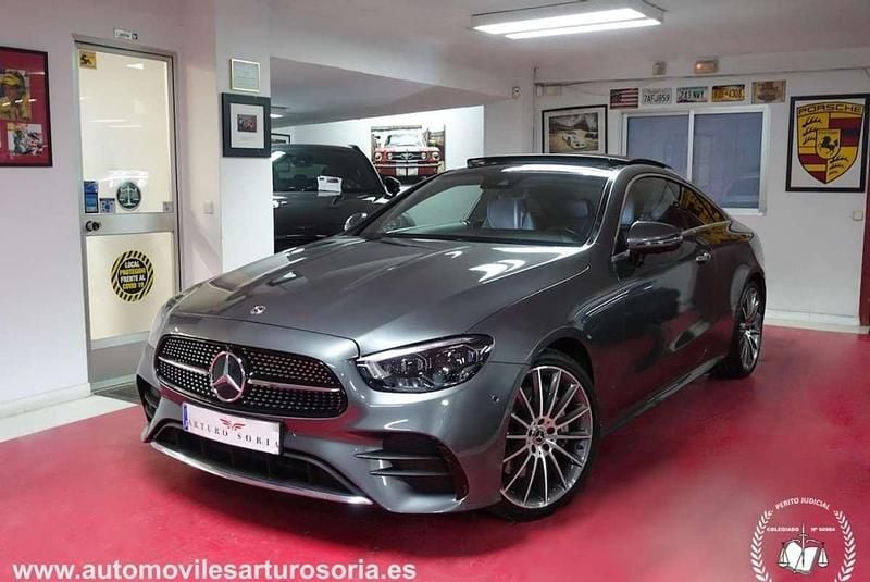 Usado Mercedes E450 367 CV (269 kW) 2021 Gris Coupe