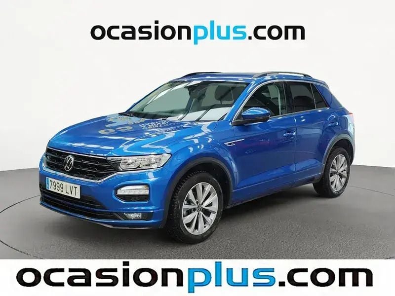 Azul Usado 2021 VW T-Roc Advance SUV | 21.355 € (Precio justo) - Imagen 1/4