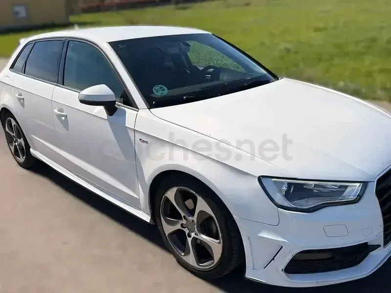 Usado Audi A3 S-Line 184 CV (135 kW) 2015 Blanco Berlina