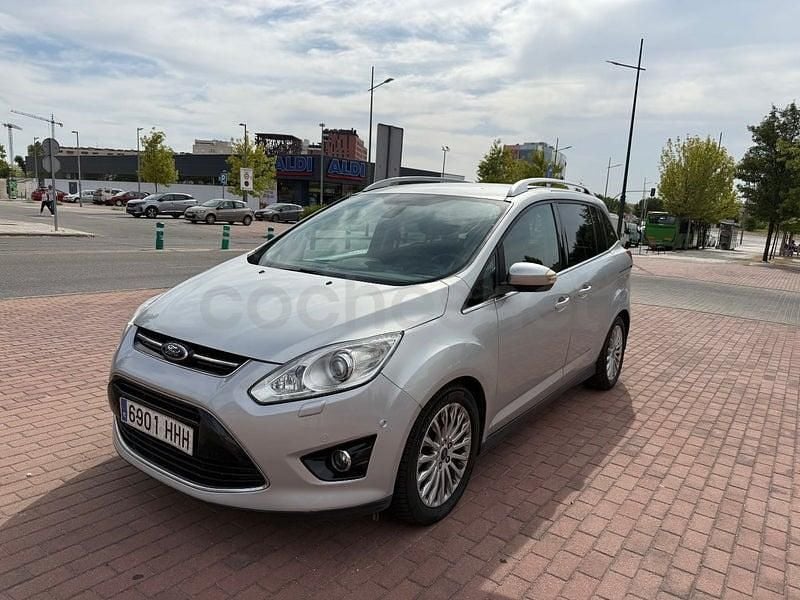 Usado Ford Grand C-Max Trend 115 CV (84 kW) 2012 Gris / plata Monovolumen