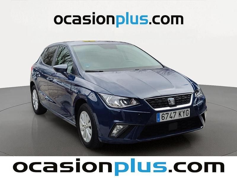 Usado Seat Ibiza Reference 75 CV (55 kW) 2019 Azul Utilitario