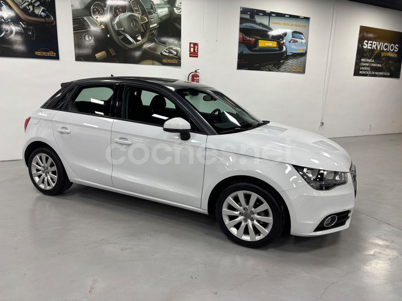 Usado Audi A1 Sportback Ambition 90 CV (66 kW) 2015 Blanco Utilitario