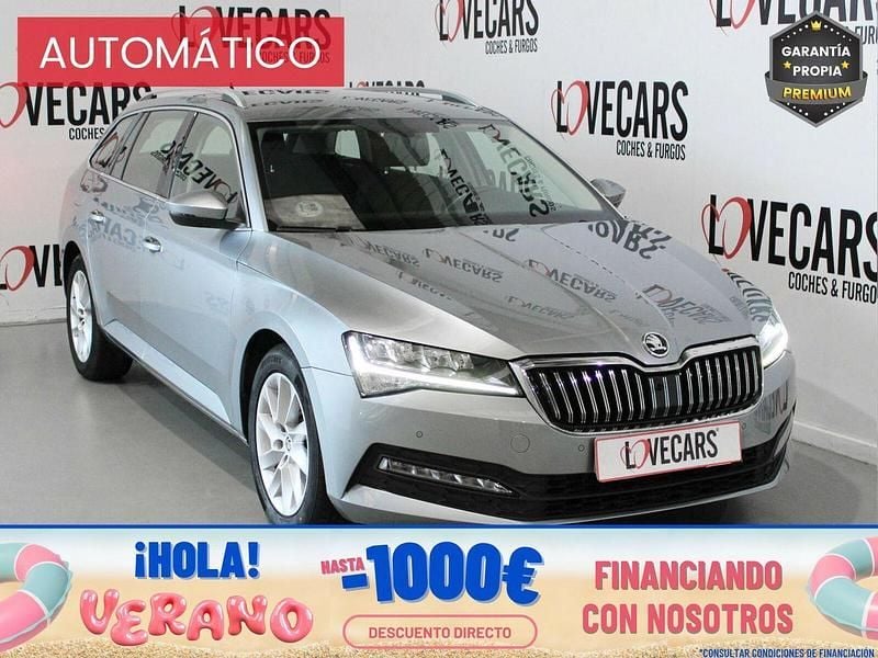 Gris Usado 2020 Skoda Superb Ambition Familiar | 22.700 € (Precio justo) - Imagen 1/3