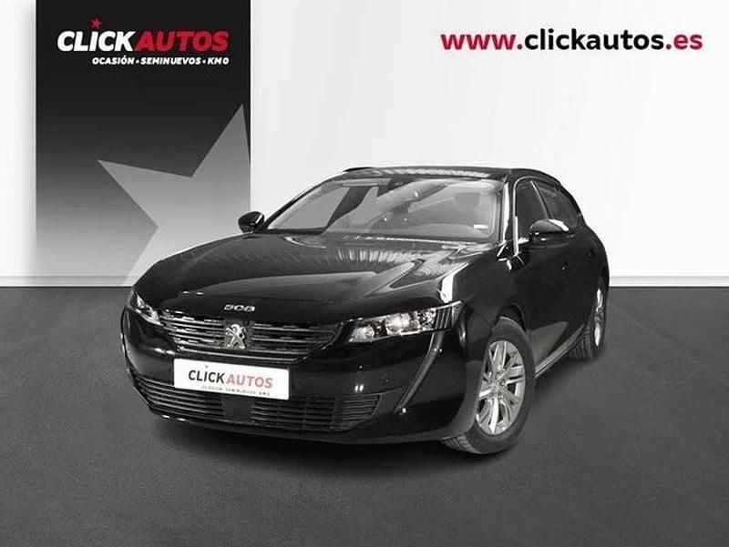 Usado Peugeot 508 Active 131 CV (96 kW) 2022 Negro Familiar