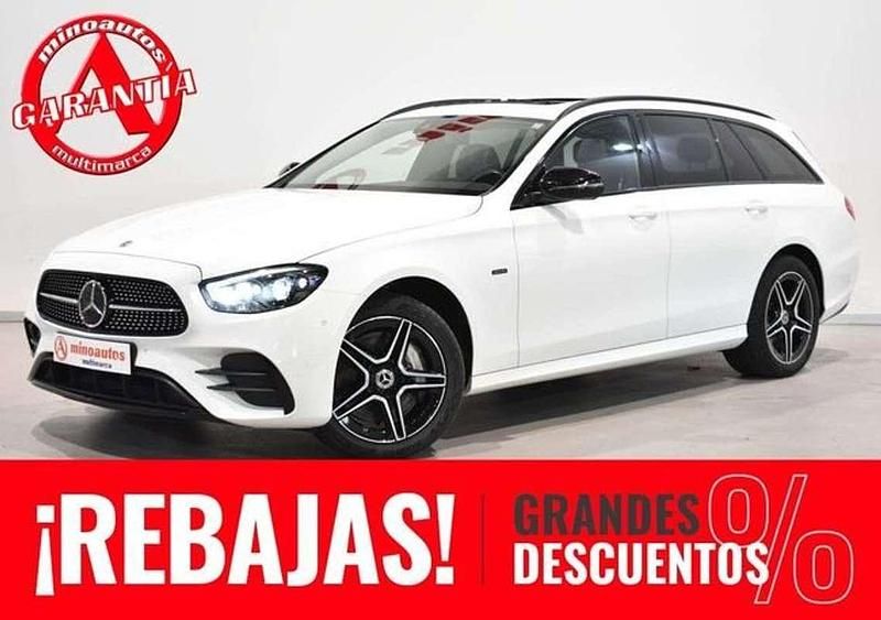 Usado Mercedes E300 AMG line 306 CV (225 kW) 2021 Blanco Familiar