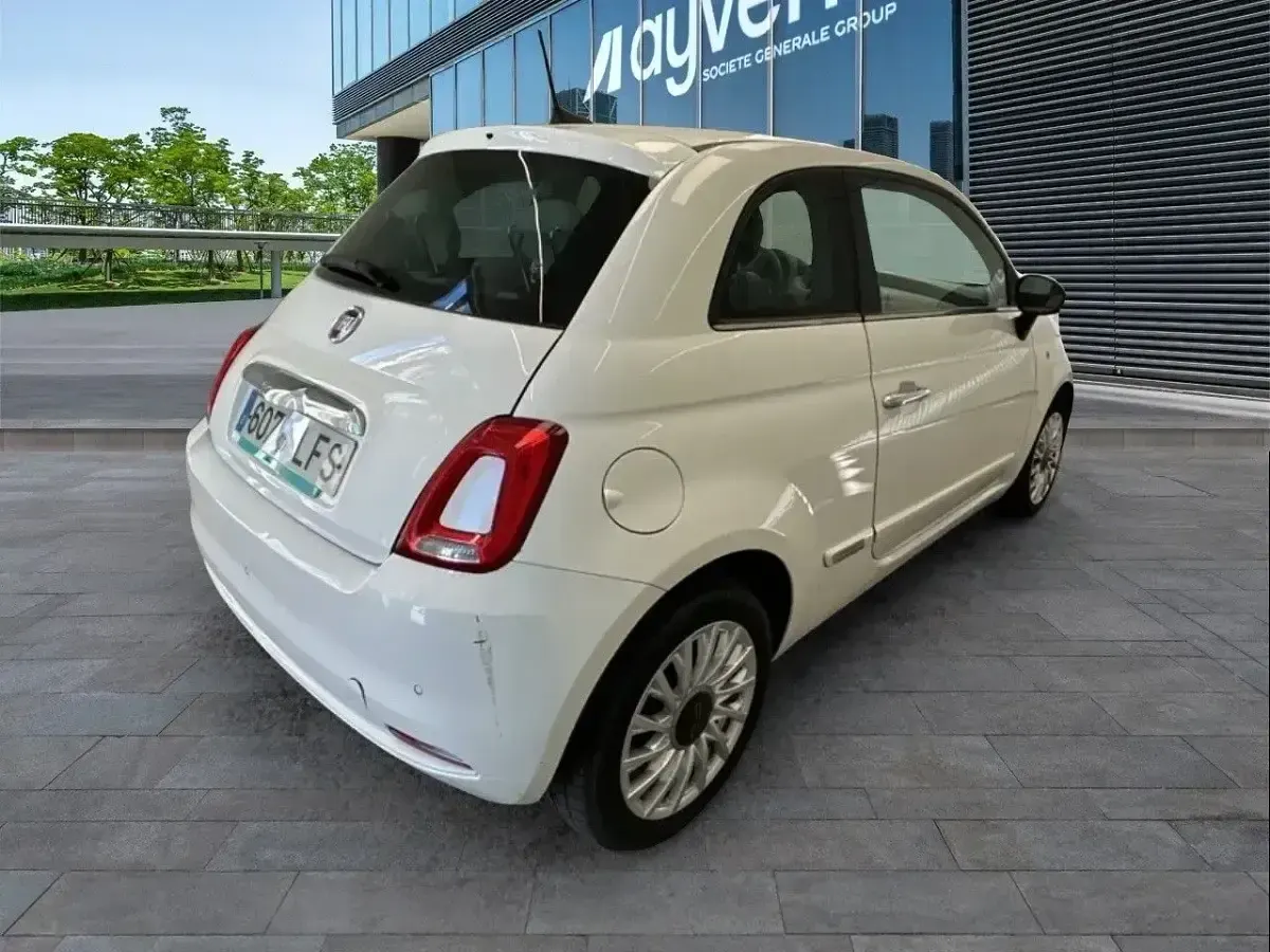 Usado Fiat 500 Lounge 69 CV (50 kW) 2020 Blanco Utilitario