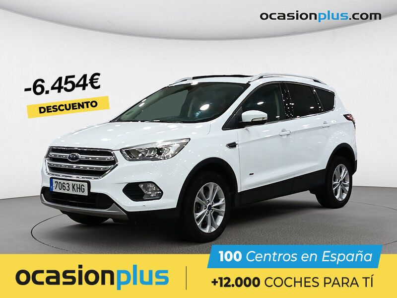 Blanco Usado 2018 Ford Kuga Titanium SUV | 18.250 € (Precio justo) - Imagen 1/4
