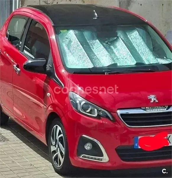 Usado Peugeot 108 82 CV (60 kW) 2018 Rojo Berlina