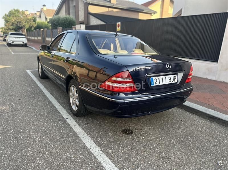 Azul Usado 2002 Mercedes S430 Berlina | 3800 € - Imagen 1/4