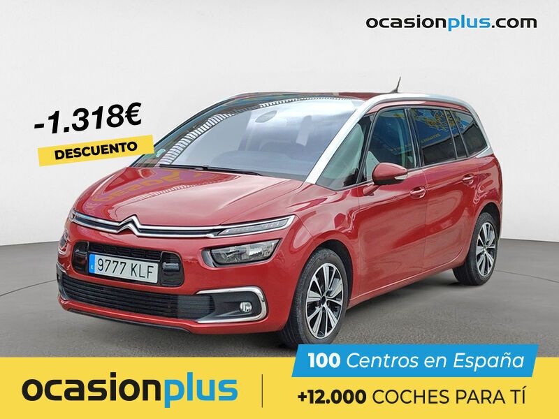 Rojo Usado 2018 Citroën C4 Feel Monovolumen | 14.500 € (Caro) - Imagen 1/4