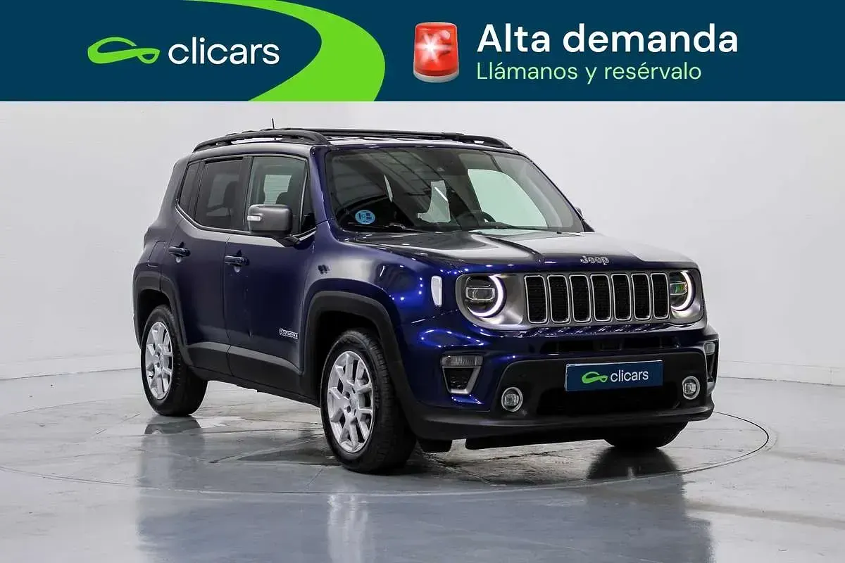Usado Jeep Renegade Limited 131 CV (96 kW) 2022 Azul SUV