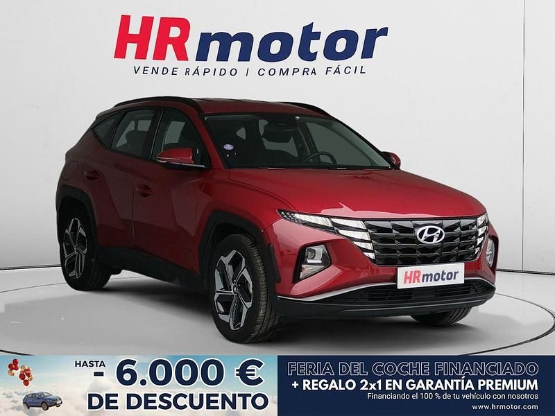 Rojo Usado 2022 Hyundai Tucson Style SUV | 27.490 € (Precio justo) - Imagen 1/4